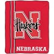 Nebraska Cornhuskers Jersey Mesh Raschel Blanket/Throw - NCAA College Athletics