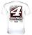 Kevin Harvick NASCAR #4-Budweiser Flameout T-Shirt-White