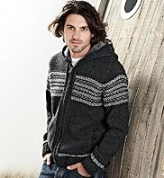 North Coast Hooded Fair Isle Cardigan