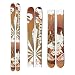 Salomon Shogun Skis Red/White/Brown 182cm