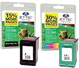 2 Compatible Printer Ink Cartridges For Hp Photosmart 2575 Blacktri colour