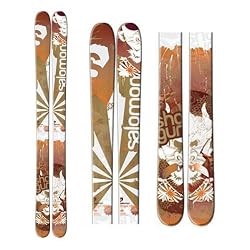 Salomon Shogun Skis Red/White/Brown 182cm