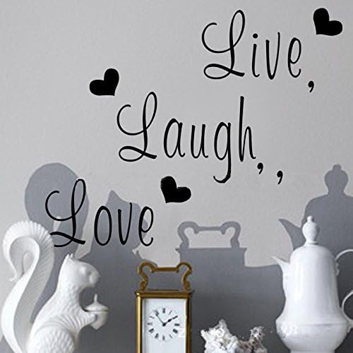 hayabusa TM Live laugh Love Wall Decal Quote Wall Stickers Home Decor
