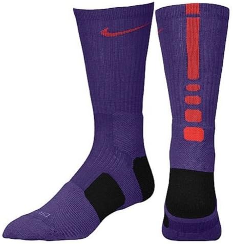 Nike Elite Basketball Socks Purple/ Red and Black Size M