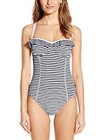 Nautica Bañador Windward Eyelet One Piece (Azul)