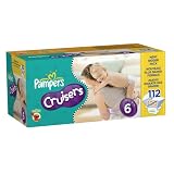 Pampers Cruisers Diapers Economy Pack Plus Size 6 112 Count (Packaging May Vary)