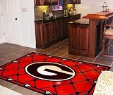 Georgia University Bulldogs 4' x 6' Area Rug