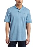 IZOD Mens Short Sleeve Interlock Mini Stripe Polo Tee