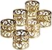 DII Gold Finish Scroll Napkin Ring, Set of 6
