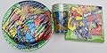 Extreme Sports BMX Skate Board Rollerblade Party Package 9" Plates (12) 7" Plates (12) Napkins (16) Table Cover (1)