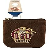 NCAA Louisiana State Fightin Tigers Keychain Coin Purse Divided Oval