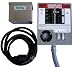 GenTran 3028K 30 Amp 8-Circuit Transfer Switch/Power Inlet Box/Power Cord Kit For Up To 7,500-Watt Generators