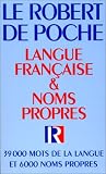 Robert French Dictionary (Robert de Poche Dictionnaire de Langue Française) (French Edition)