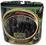 The Lord of the Rings Fellowship of the Rings Gimli Vs. Uruk-hai Warrior Action Figure 2 Pack By Toy Biz
