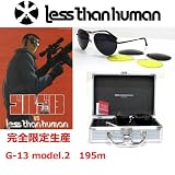 【less than human】レスザンヒューマン ゴルゴ13vsless than human golgo-2 col.195m 完全限定販売モデル サングラス 【正規品】 ゴルゴ13