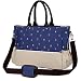 Magideal 6pcs Set Large Capacity Mummy Tote Baby Diaper Nappy Changing Bag Dark Blue RS.1040.00