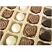 Gourmet Food : Box of 16 assorted Belgian Luxury Chocolate in Gold Signature Box, Saxon Chocolates
