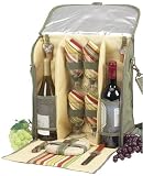 Santa Barbara Vintage Wine Carrier For Four - B0007US6MC