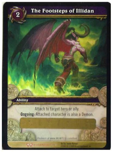 Childrens Toyshop  Toys : The Footsteps of Illidan World of Warcraft Loot Card