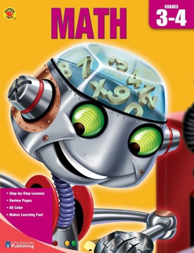 Brighter Child Book of Math, Grades 3-4 (Brighter Child Book Of…)