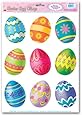 Easter Egg Clings Party Accessory (1 count) (9/Sh)