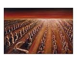 Your Sickle Awaits Abstract Giclee Poster Print by Reverend Eric Samuel Jay Timm, 20x16