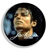 Michael Jackson in Memory Button 2.25