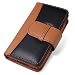 Piel Frama ���U�[�P�[�X(�E�H���b�g�^�C�v) for iPhone 4(Black/Tan) PFWLCIPOHN4/BT