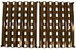 Music City Metals 90262 Porcelain Steel Heat Plate Replacement for Select Brinkmann Gas Grill Models, Set of 2