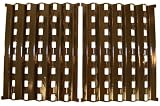brinkmann 810 gas grill-Music City Metals 90262 Porcelain Steel Heat Plate Replacement for Select Brinkmann Gas Grill Models, Set of 2