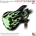Metal Flames Green WraptorSkinz Skin fits Guitar Hero World Tour Guitar for Nintendo Wii (GUITAR NOT INCLUDED)