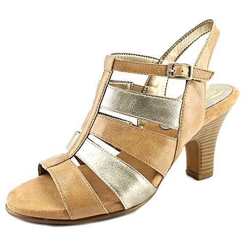 Aerosoles Me N You Women Open Toe Synthetic Tan Sandals