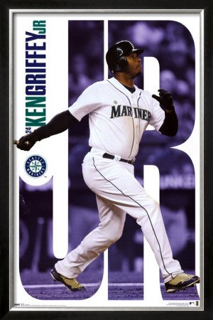 Seattle Mariners - Ken Griffey Jr. Framed Poster Print, 25x37