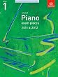 Selected Piano Exam Pieces 2011 & 2012, Grade 1 (ABRSM Exam Pieces)