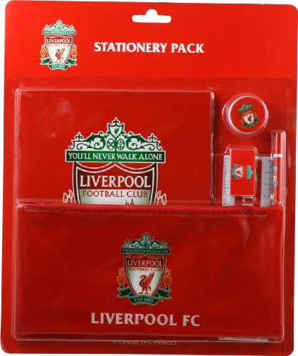 Liverpool Fc 6 Piece School Stationery Pack - Red