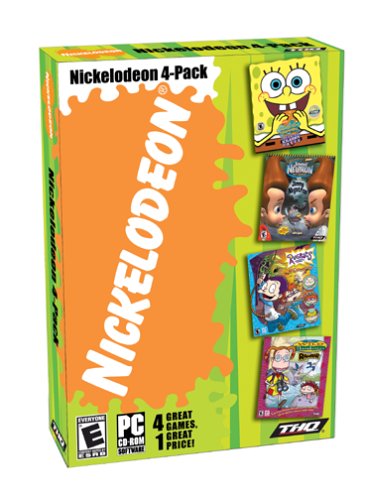 Nickelodeon 4-Pack Collection: Spongebob Squarepants Operation Krabby Patty / Rugrats All Growed-up / Wild Thornberrys Rambler / Jimmy Neutron Boy Genius vs Jimmy Negatron
