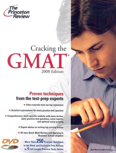 Cracking the GMAT with DVD  2008 Edition