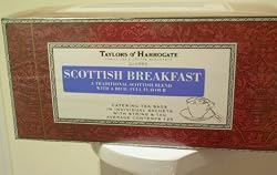 Scottish Breakfast Tea (100 Enveloped Tagged Tea Bags) By Taylors of Harrogate