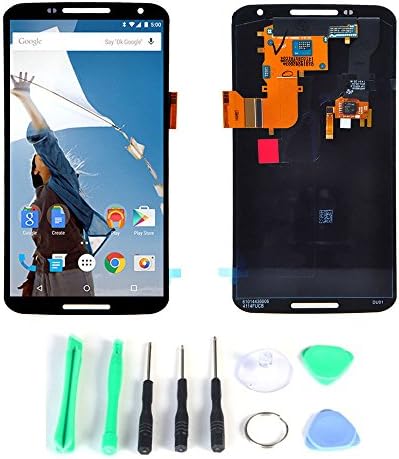 Generic LCD Display with Touch Screen Digitizer and Frame Replacement Part for Motorola Google Nexus 6 XT1100 XT1103