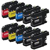 E-Z Ink (TM) Compatible Ink Cartridge Replacement For Brother LC203 XL LC203XL High Yield (4 Black LC203BK, 2 Cyan LC203C, 2 Magenta LC203M, 2 Yellow LC203Y) 10 Pack