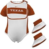Nike Texas Longhorns Infant Bib & Booties Set