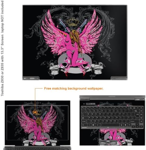 Matte Decal Skin Sticker (Matte finish) for Toshiba Portege Ultrabook Z830 &amp; Z835 with 13.3" screen case cover Matt_Z830-266