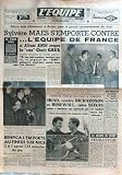 EQUIPE (L') [No 3187] du 04/07/1956 - S. MAES S'EMPOETE CONTRE L'EQUIPE DE FRANCE ET A. BINDA - CH. GAUL - GIRO - MIMOUN - FINLANDE - HOAD CONTRE RICHARDSON ET ROSEWALL CONTRE SEIXAS - BENFICA - NICE - MACQUET.