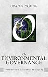 On environmental governance : sustainability, efficiency, and equity
