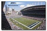 Seattle Seahawks Qwest Field Art Poster Print 22x34