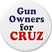 Gun Owners for CRUZ 2.25â€ Large Pinback Button Pin Ted President Vote