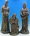 36 inch Outdoor Nativity 3 Kings Set. Balthazar-Gaspar-Melchior
