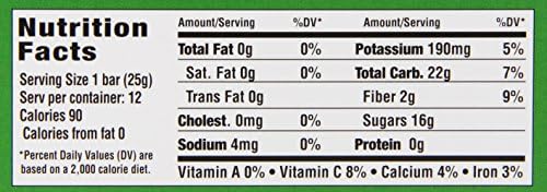 Gorge Delights JustFruit All Natural Fruit Snack Bar, Apple Raspberry, 0.9-Ounce Bars (Pack of 24)