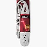 Surgemaster 6 Outlet 3 Foot-cord 317j 600v Clamp No CEW