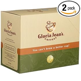 Gloria Jeans Flavored Coffee K-Cup Variety Pack 25 Count Box (Pack of 2)